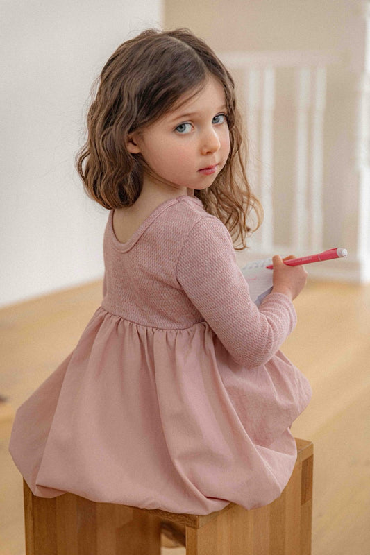 韓國童裝 26春 | LU27 Loving Balloon Dress (80-130cm)