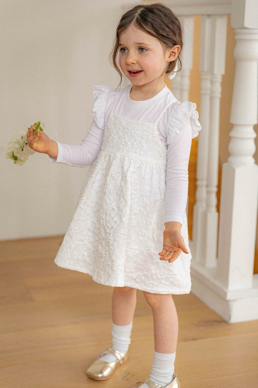 韓國童裝 26春 | LU26 Wing Ribbed Tee (80-130cm)