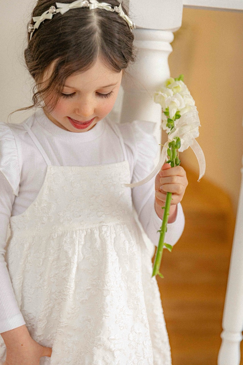 韓國童裝 26春 | LU28 Laura Jacquard Dress (80-130cm)