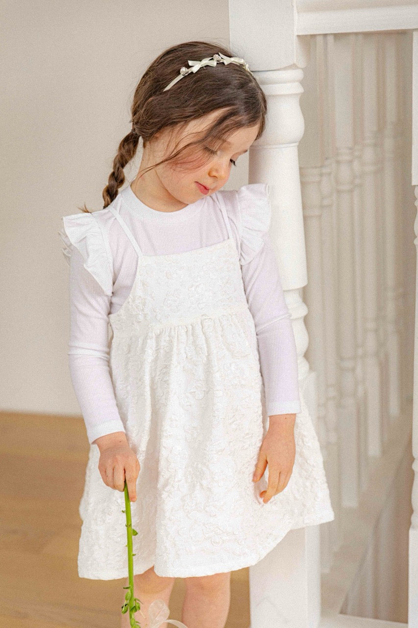 韓國童裝 26春 | LU26 Wing Ribbed Tee (80-130cm)