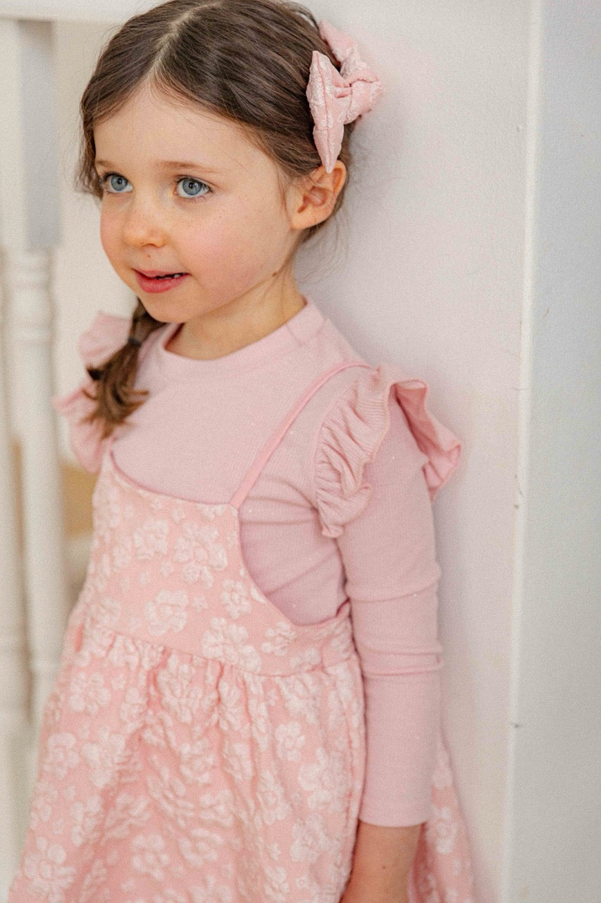 韓國童裝 26春 | LU28 Laura Jacquard Dress (80-130cm)