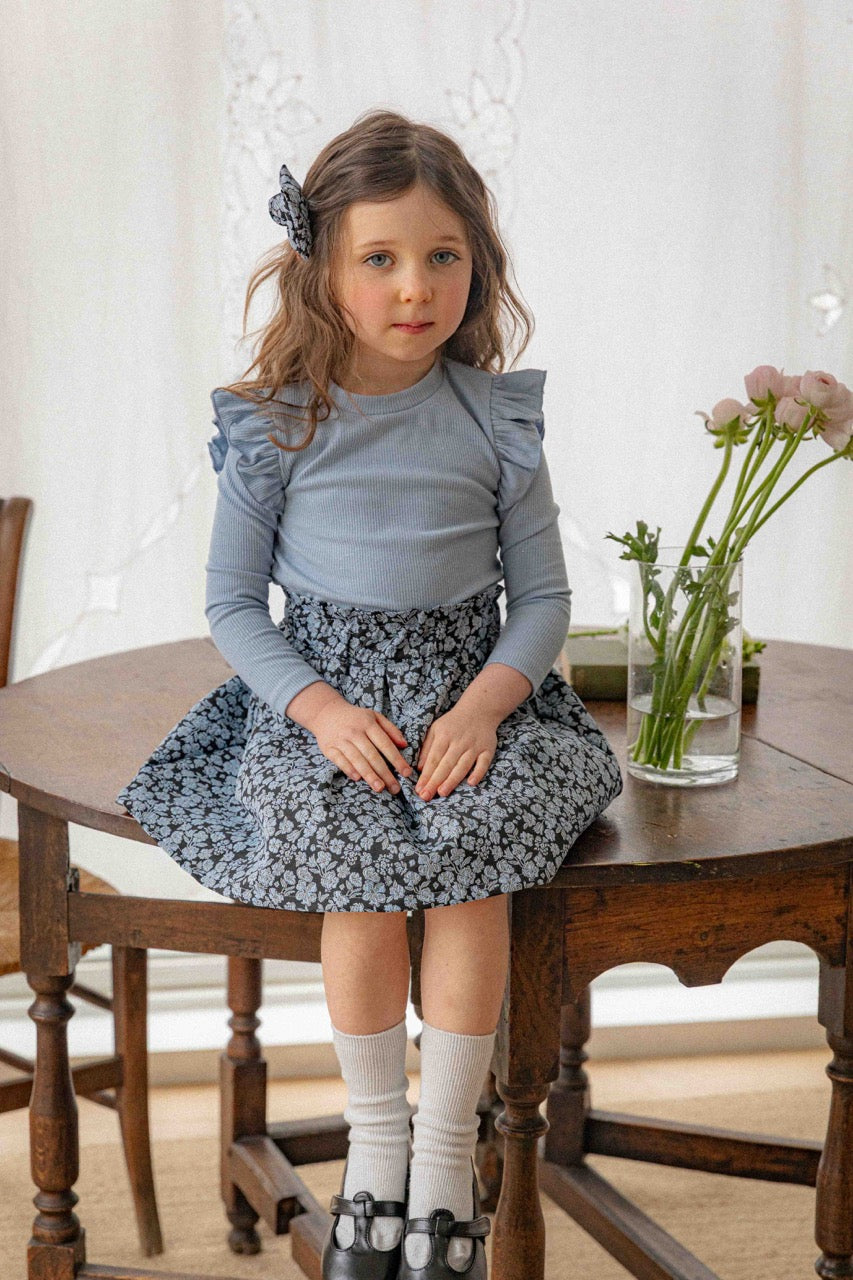 韓國童裝 26春 | LU26 Wing Ribbed Tee (80-130cm)