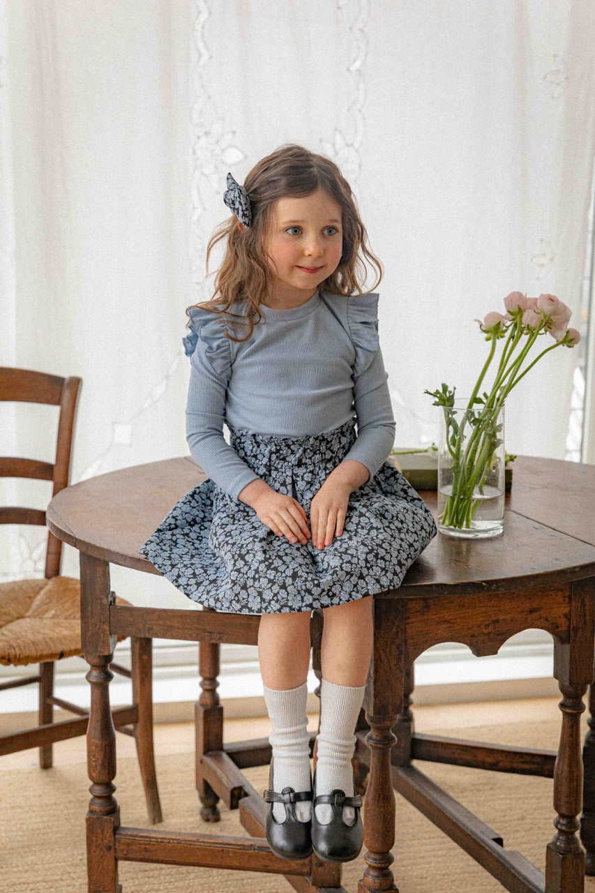 韓國童裝 26春 | LU18 Pelli Jacquard Skirt (80-130cm)