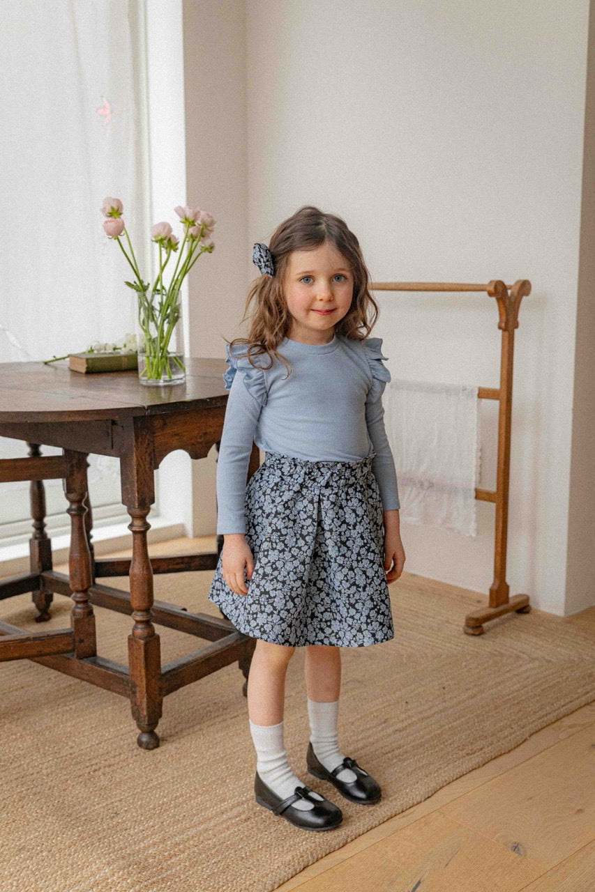 韓國童裝 26春 | LU18 Pelli Jacquard Skirt (80-130cm)