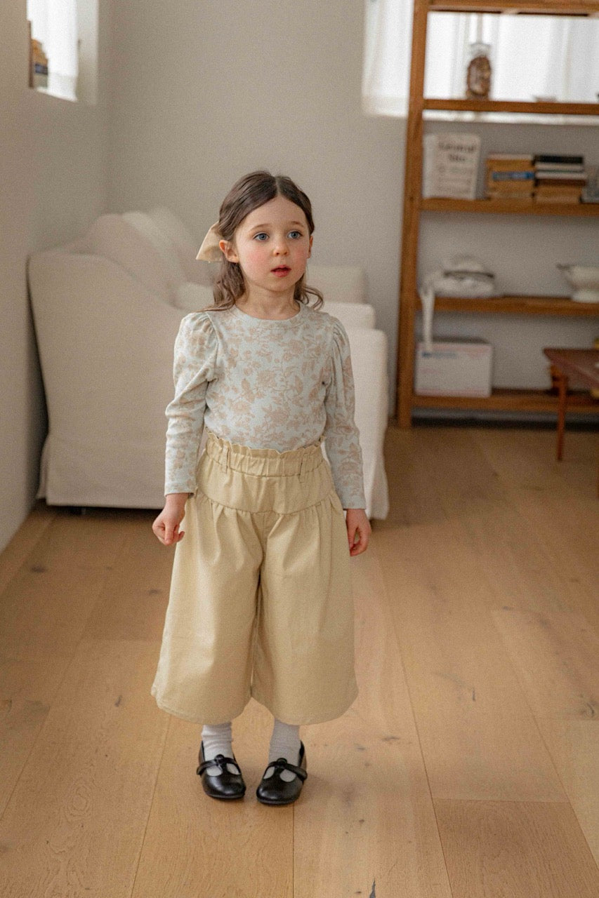 韓國童裝 26春 | LU21 Poy Frill Pants (80-130cm)