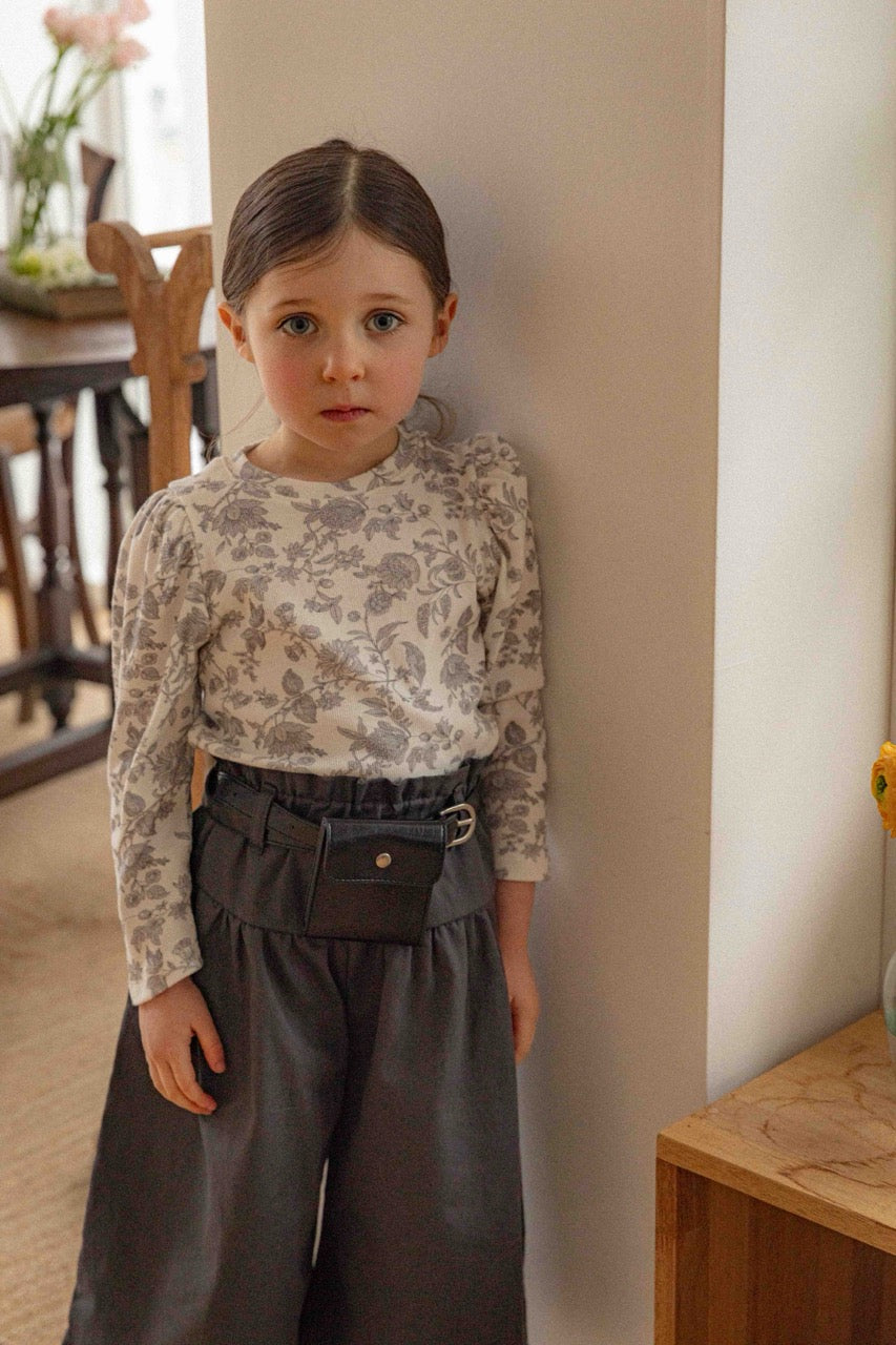 韓國童裝 26春 | LU21 Poy Frill Pants (80-130cm)