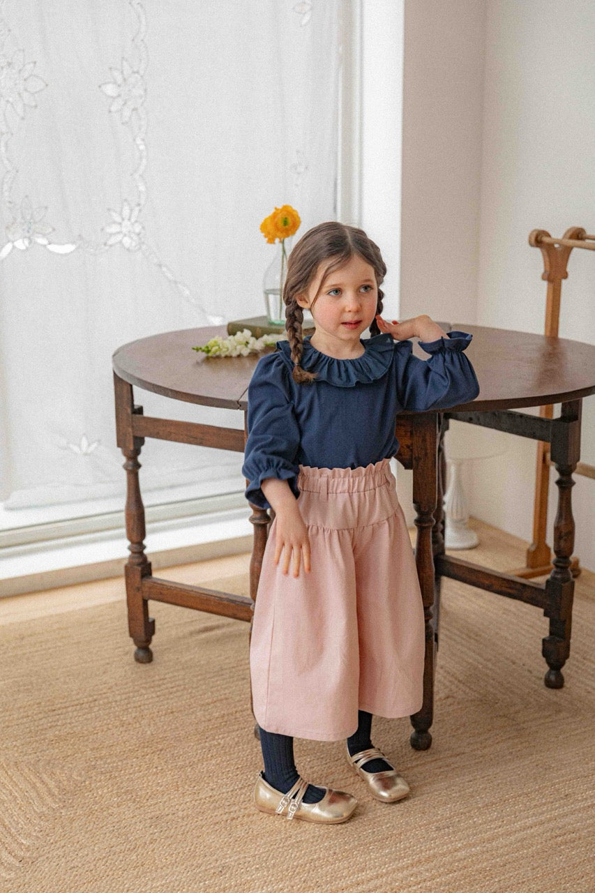 韓國童裝 26春 | LU21 Poy Frill Pants (80-130cm)