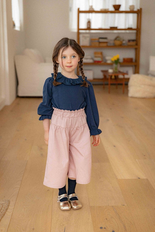 韓國童裝 26春 | LU21 Poy Frill Pants (80-130cm)