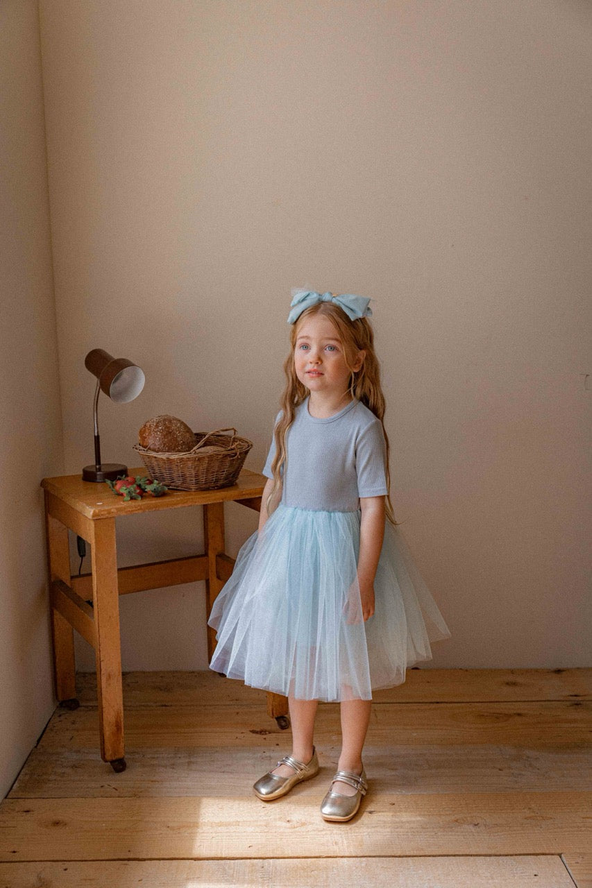韓國童裝 26夏| LU15 Shine Tutu Dress | Shine 澎澎裙洋裝 (80-130)