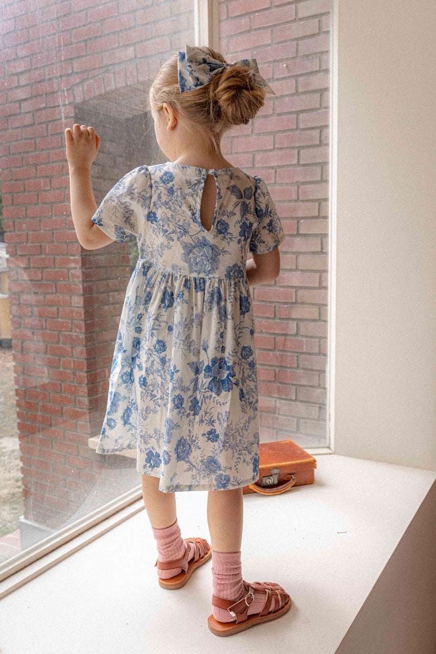 韓國童裝 26夏| LU04 DN Smock Dress | DN 抓皺洋裝 (80-130)