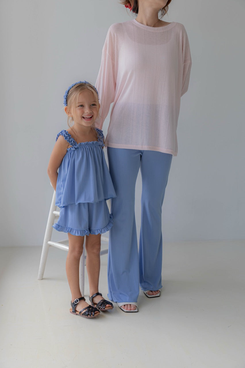 韓國童裝 26夏| LU40 Pring Mom Pants | Pring 媽媽褲(FREE SIZE)