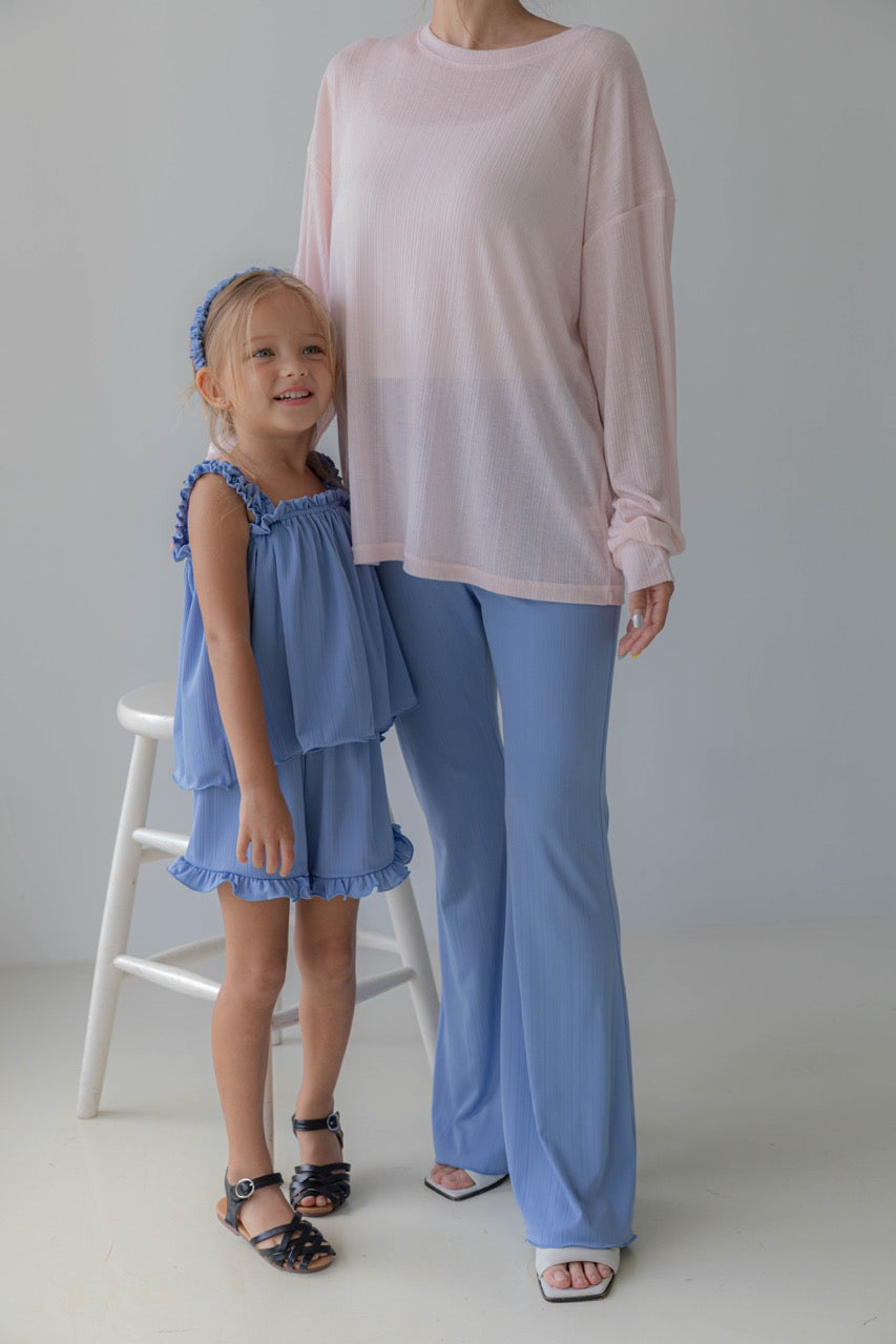 韓國童裝 26夏| LU40 Pring Mom Pants | Pring 媽媽褲(FREE SIZE)