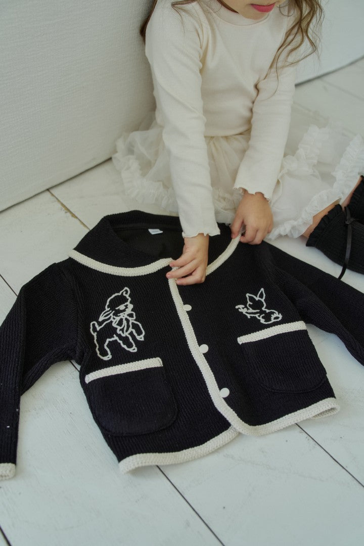 韓國童裝 26秋| MN15 Jacquard Cardigan 外套/開衫 (90-130)