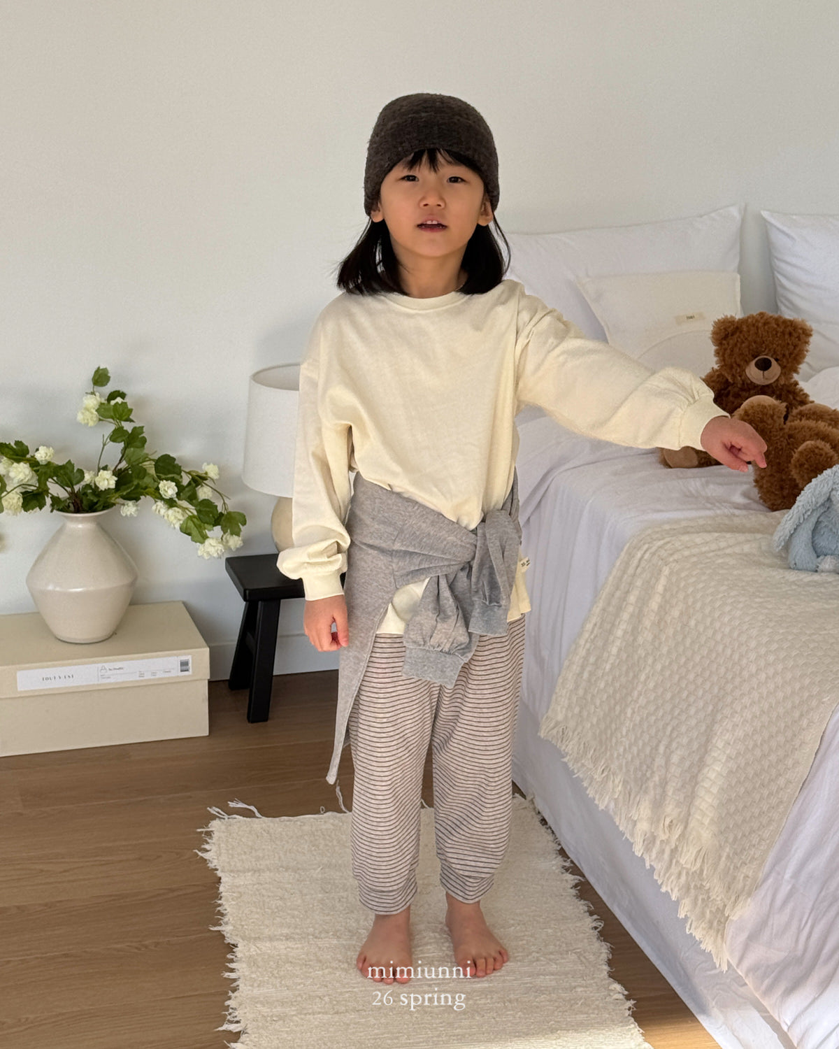 必買 1+1 春季 Stripe easy Pants 羅紋細條紋微束口褲 \\2件同款只需要1件價錢//