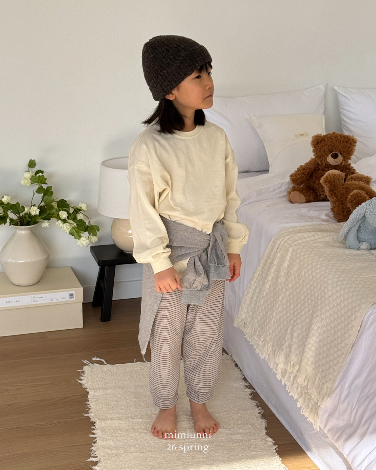 必買 1+1 春季 Stripe easy Pants 羅紋細條紋微束口褲 \\2件同款只需要1件價錢//