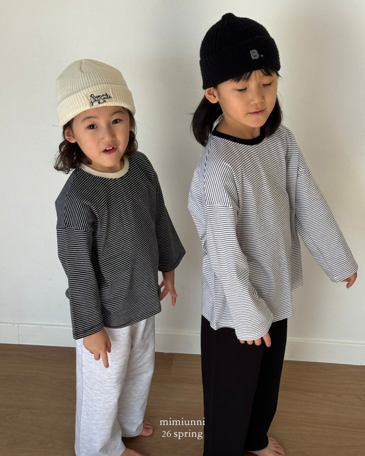 必買 1+1 春季 Thin Stripe T-Shirt 羅紋細條紋上衣 \\2件同款只需要1件價錢//