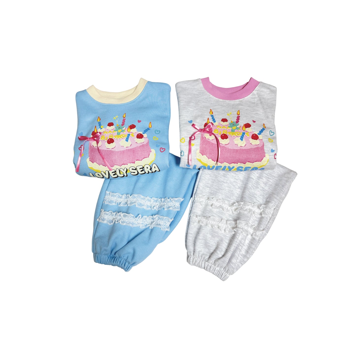 韓國童裝 26春 | SE43 Cake套裝 (90~130cm)