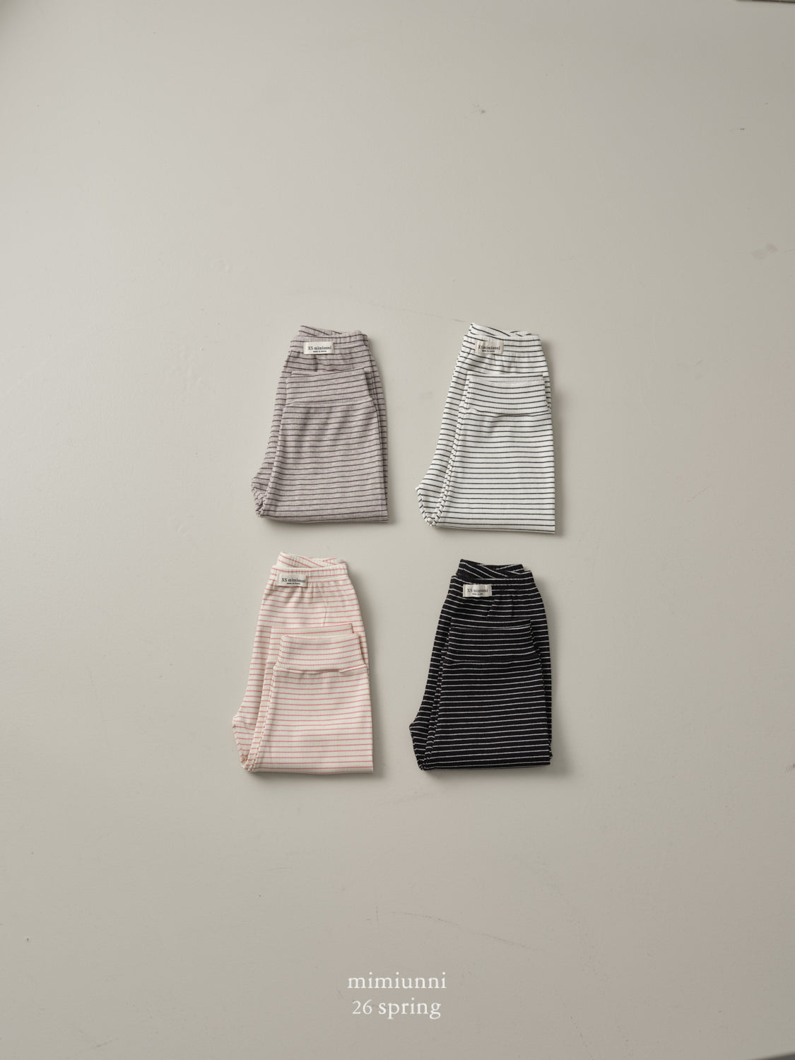 必買 1+1 春季 Stripe easy Pants 羅紋細條紋微束口褲 \\2件同款只需要1件價錢//