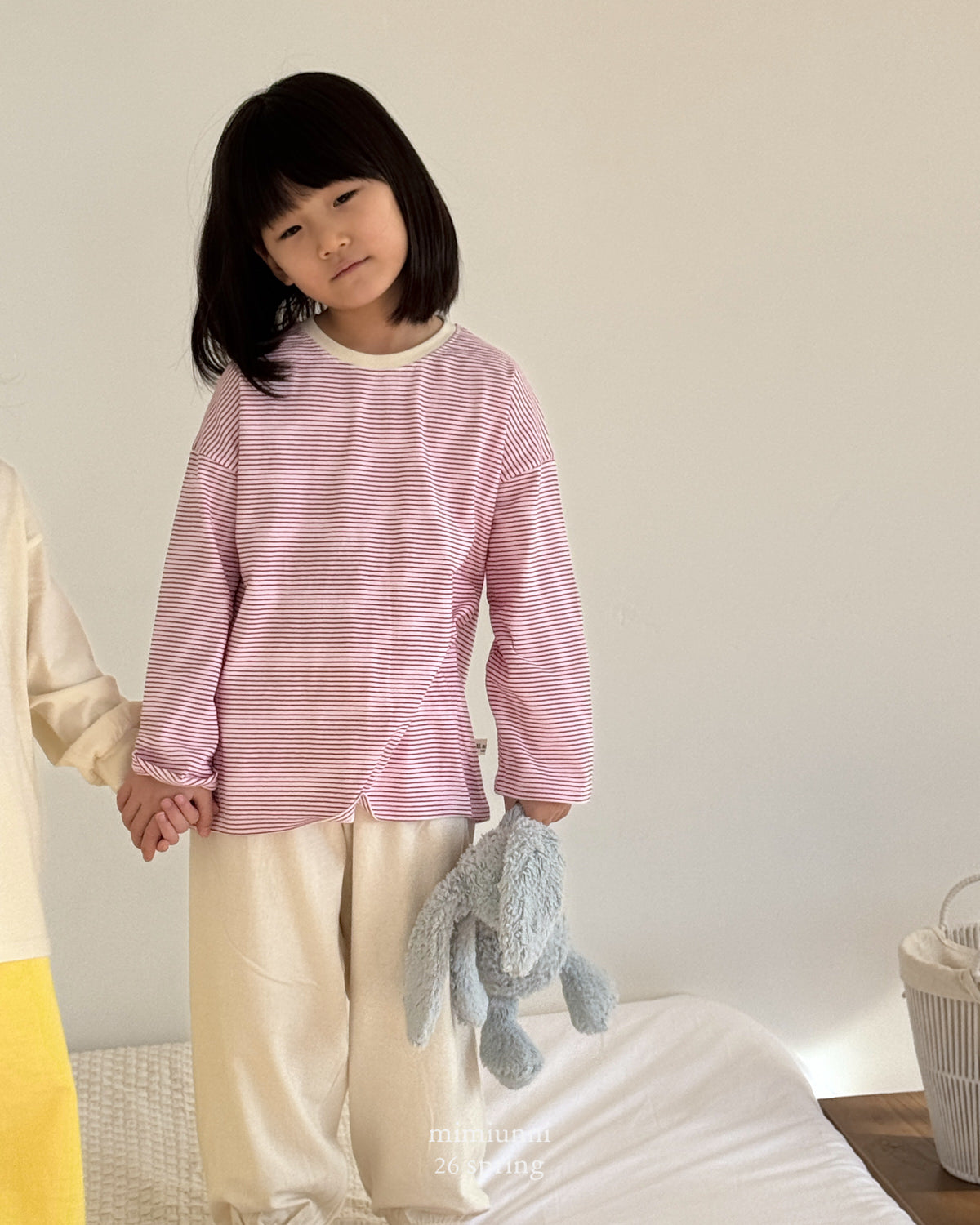 必買 1+1 春季 Thin Stripe T-Shirt 羅紋細條紋上衣 \\2件同款只需要1件價錢//