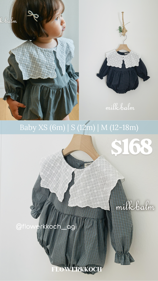 (花花谷團購限定 17/9或之前) 韓國童裝 25秋 | MK25327 Baby Suit