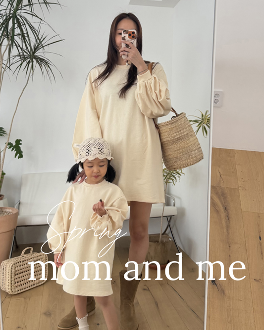 韓國童裝 26春 | 必買親子裝 | Puff Daily Dress (Kids & MOM)