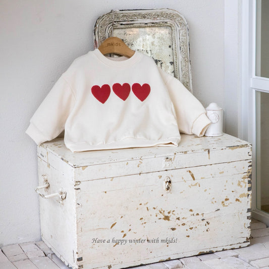 韓國童裝 25秋冬 | MD25463 Heart MTM