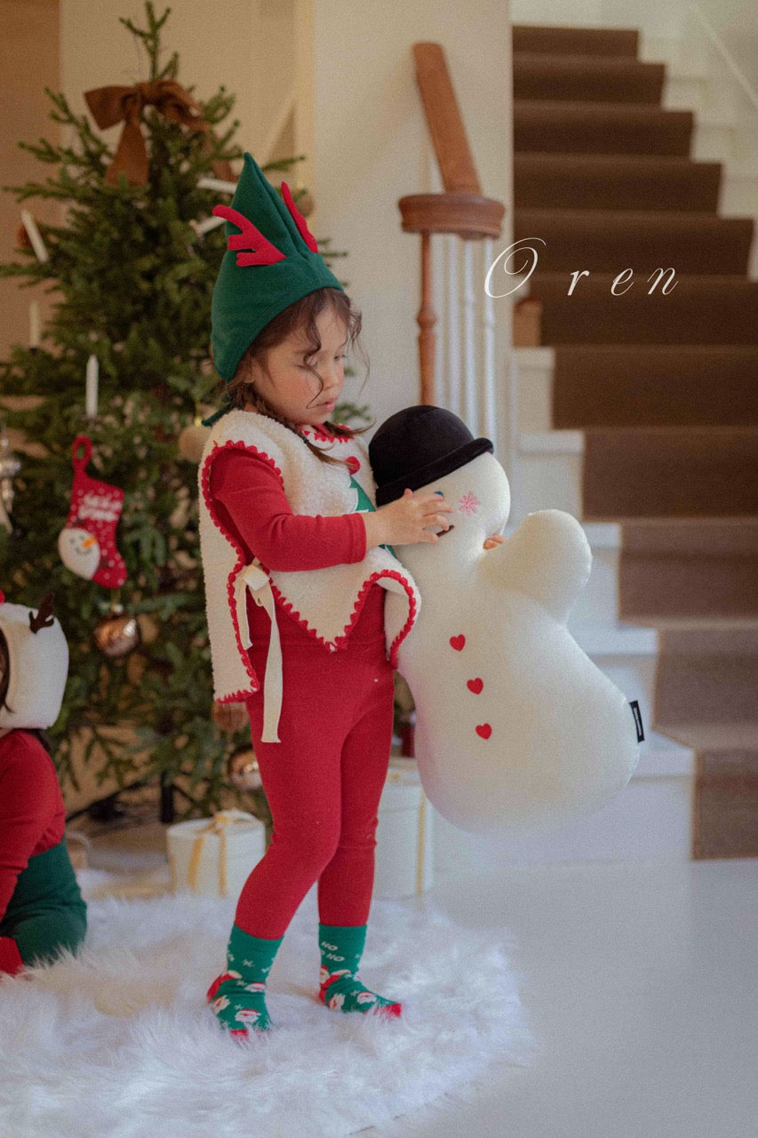 韓國童裝 25秋冬 | OR25510 聖誕款 Christmas Bonnet