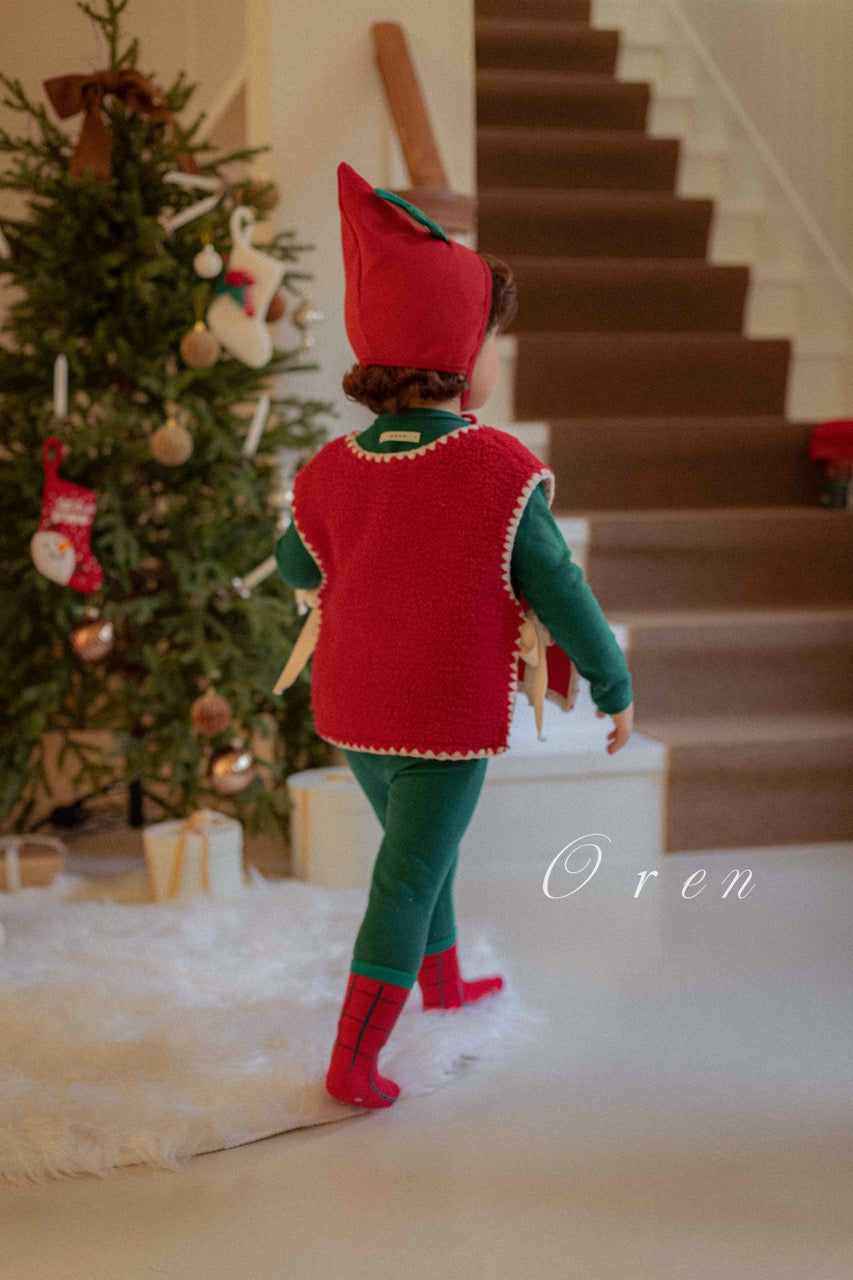 韓國童裝 25秋冬 | OR25510 聖誕款 Christmas Bonnet