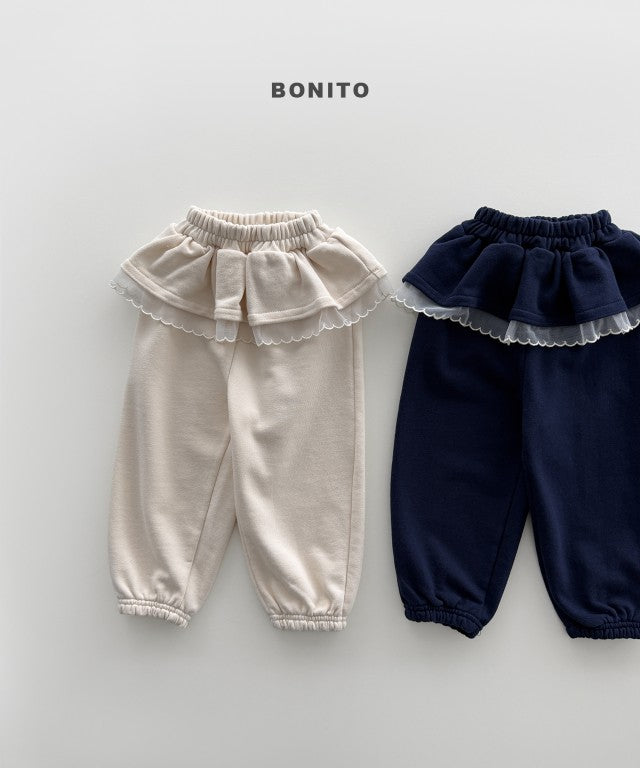 韓國童裝 26秋| BT52 Frill Jogger Pants 長褲 (80-140)