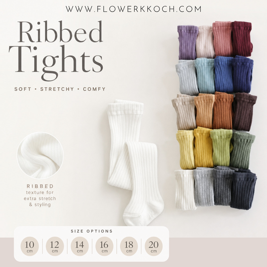 26FW | 秋冬必買 Ribbed Tights 直紋褲襪  (預購優惠團 28/9截單)