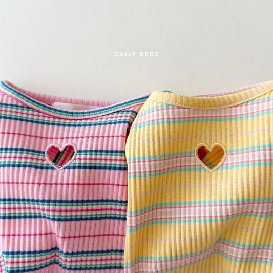韓國童裝 26夏| DD21 Heart Punching Tee (75-140cm)