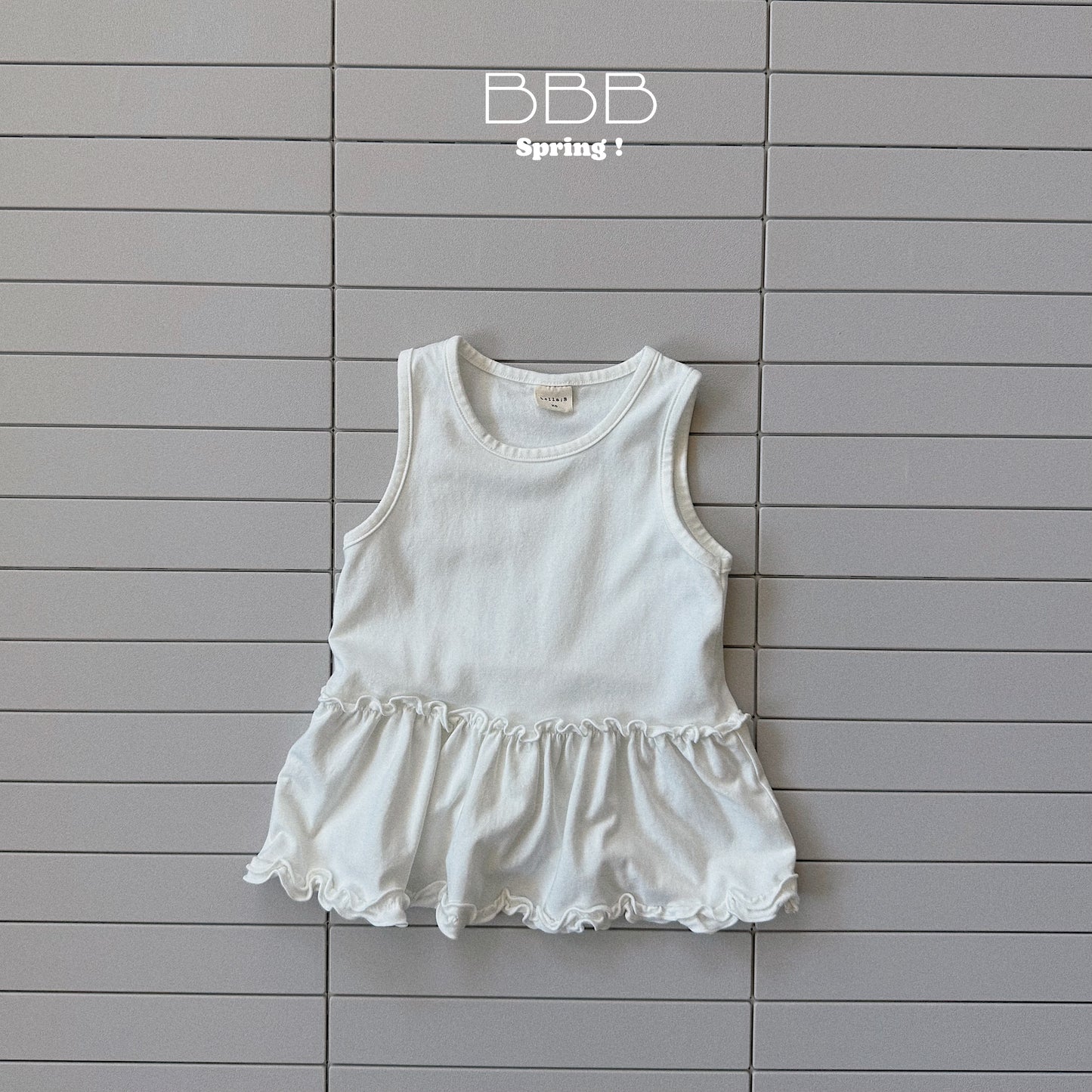 韓國童裝 26春 | BB11 Lacarong Sleeveless Dress (70-110cm)