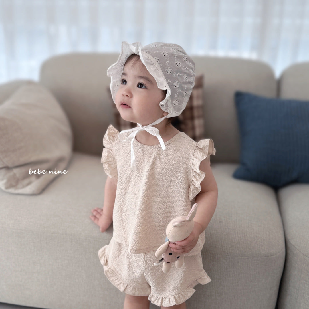 韓國童裝 25夏| BN25250 Lovely Ribbon Frill Set #同品牌4件85折