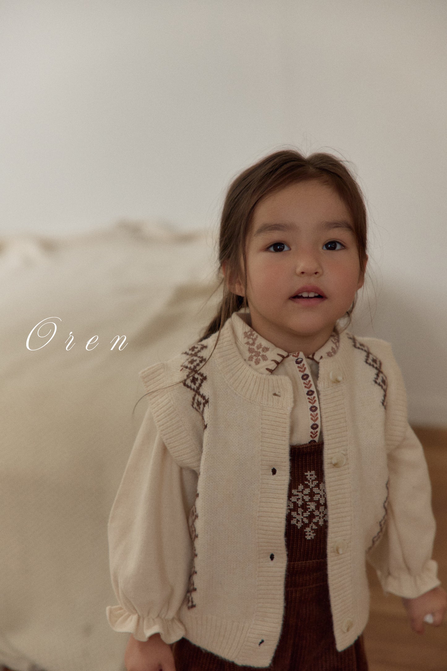 韓國童裝 25秋冬 | OR25410 Nattu Knit Vest