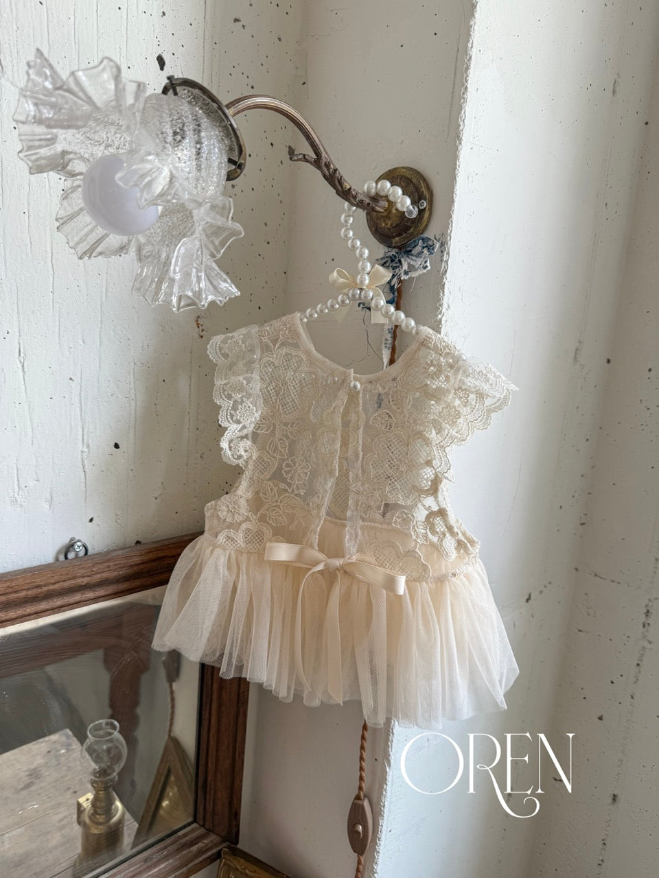 韓國童裝 25秋 | OR25306 Lace Vest