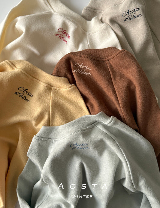 韓國童裝 25秋冬 | AO25451 Text Tee