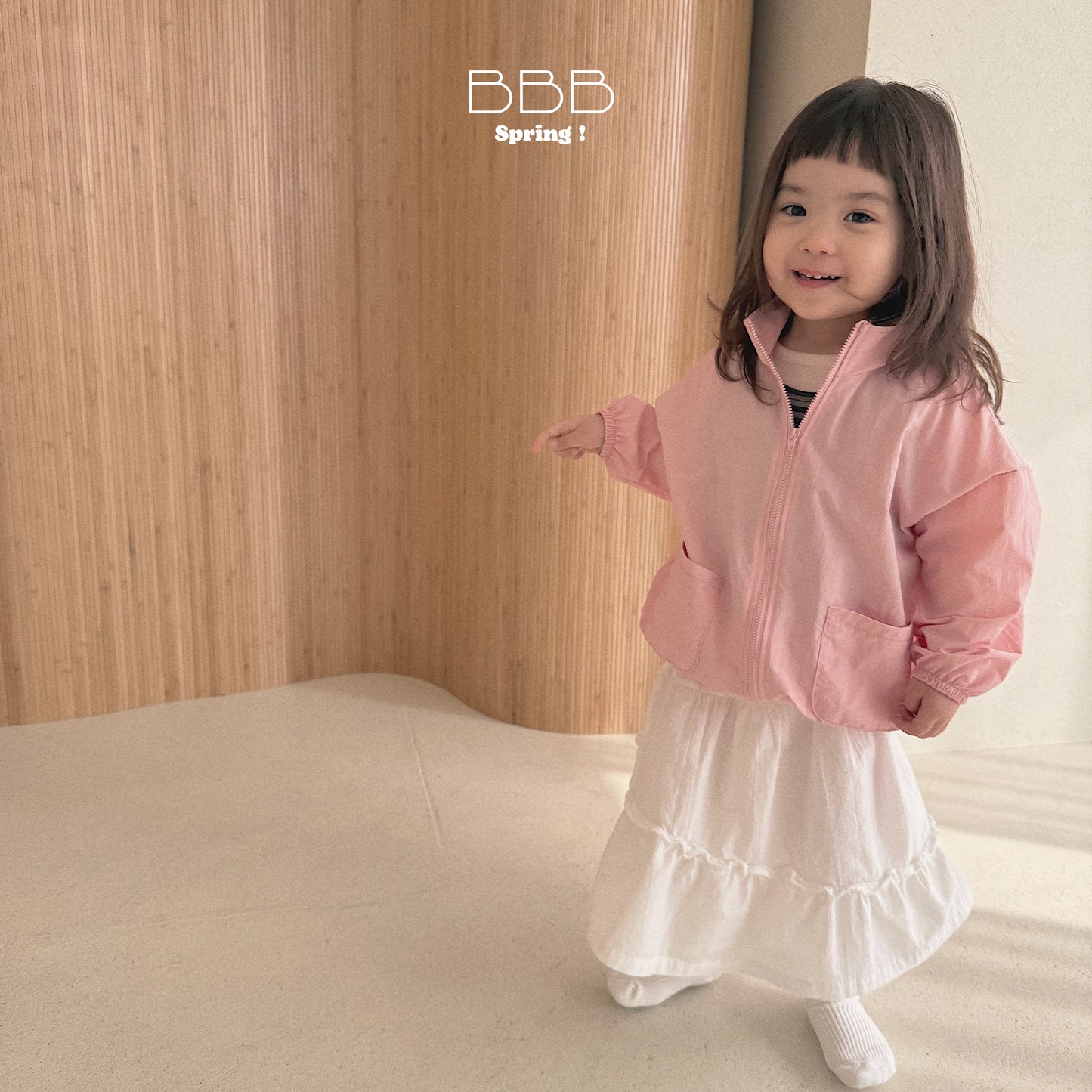 韓國童裝 26春 | BB30 Bebe Dot Dot Skirt (70-110cm)