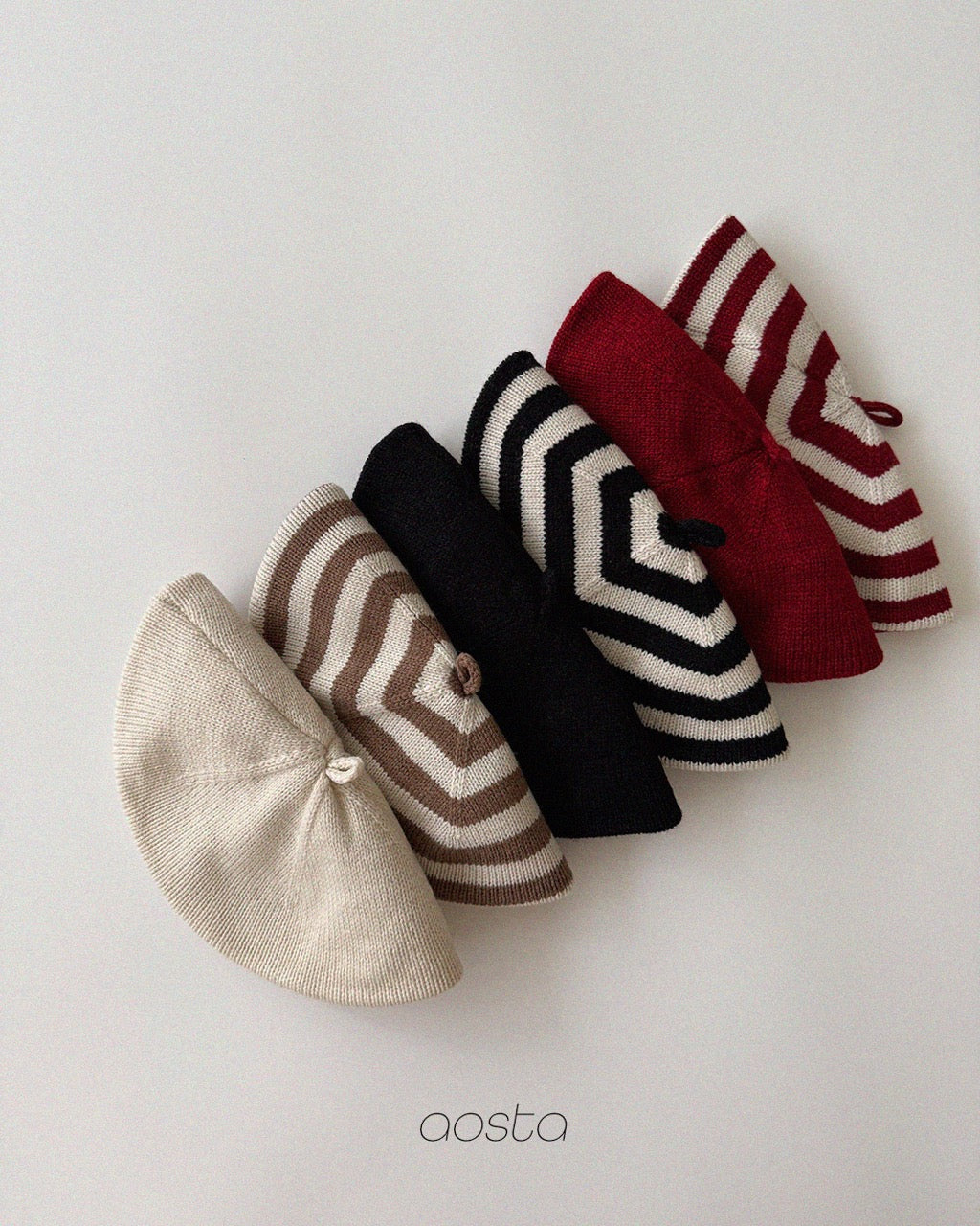 韓國童裝 26秋| AO05 Knit Beret 帽子 (FREE)