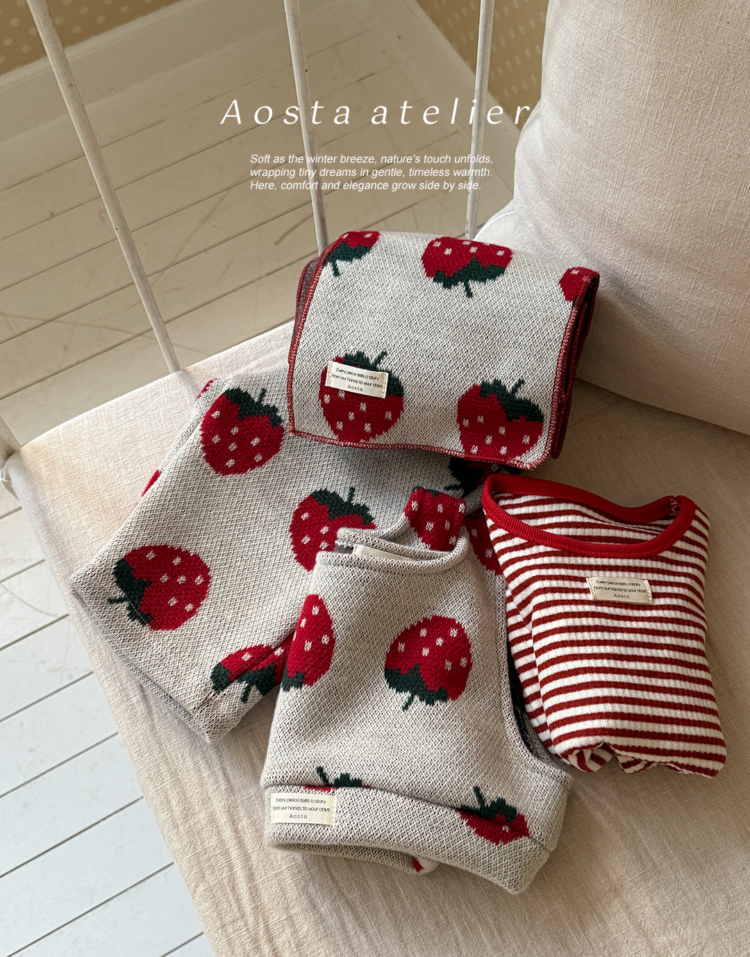 韓國童裝 25秋冬 | AO25406 [Nene muffler]