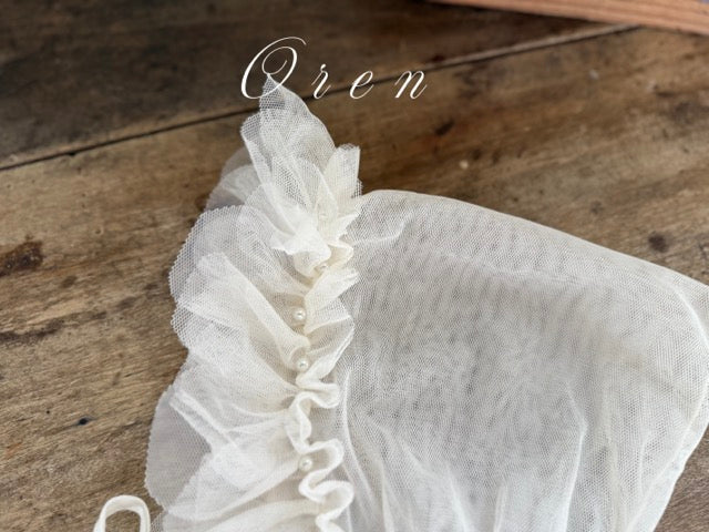 韓國童裝 25秋 | OR25305 Lace Bonnet