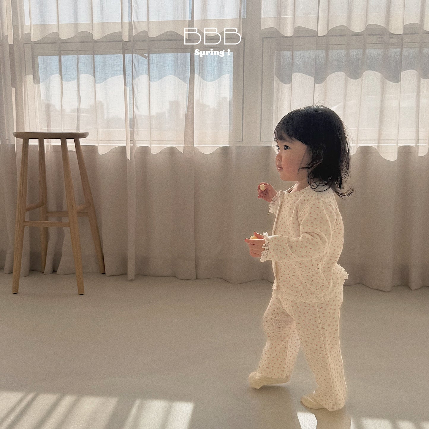 韓國童裝 26春 | BB15 Bebe Flower Cardigan (70-110cm)