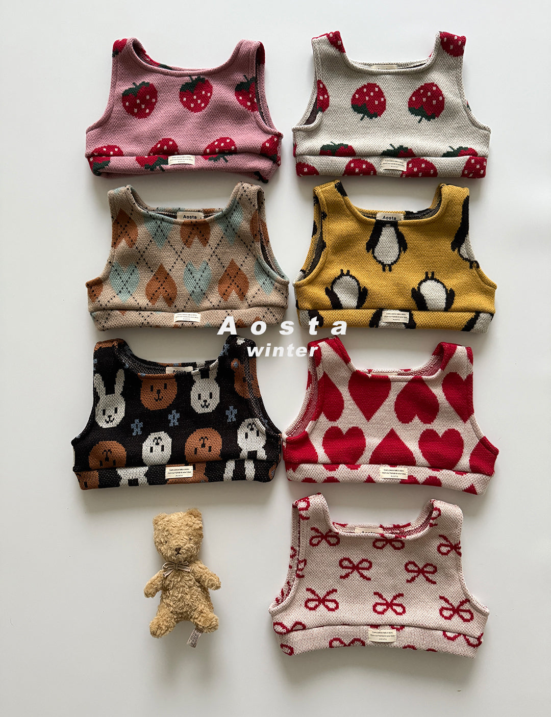 韓國童裝 25秋冬 | AO25408 Nene Vest