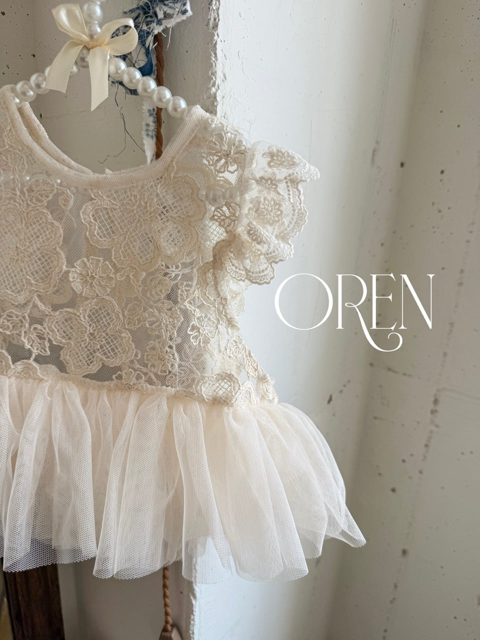 韓國童裝 25秋 | OR25306 Lace Vest