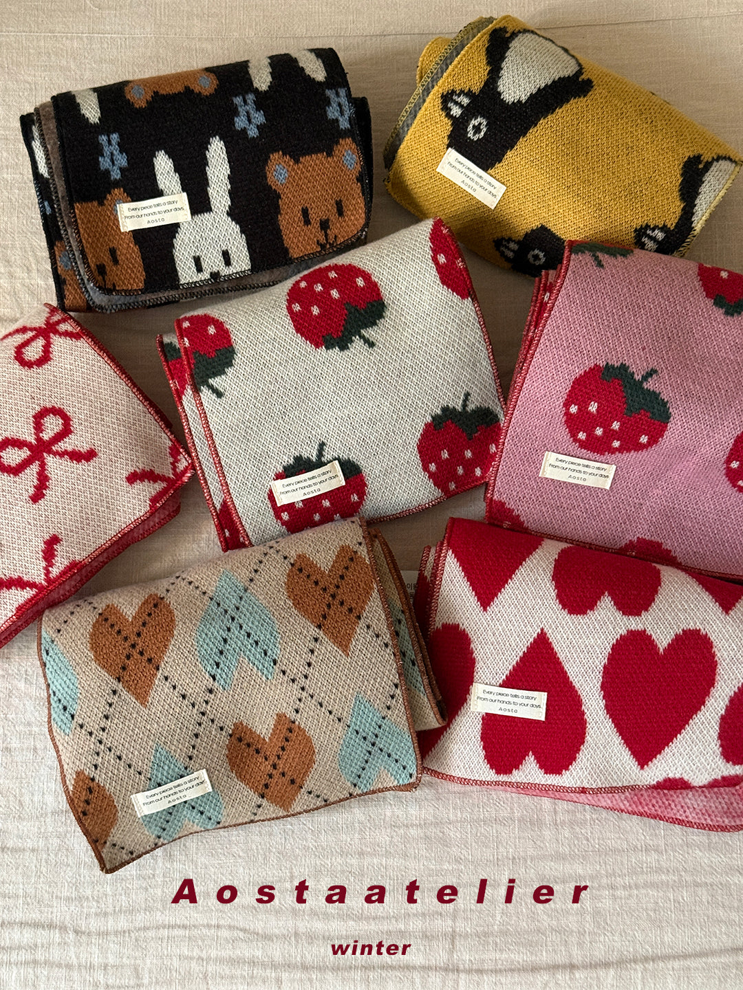 韓國童裝 25秋冬 | AO25406 [Nene muffler]