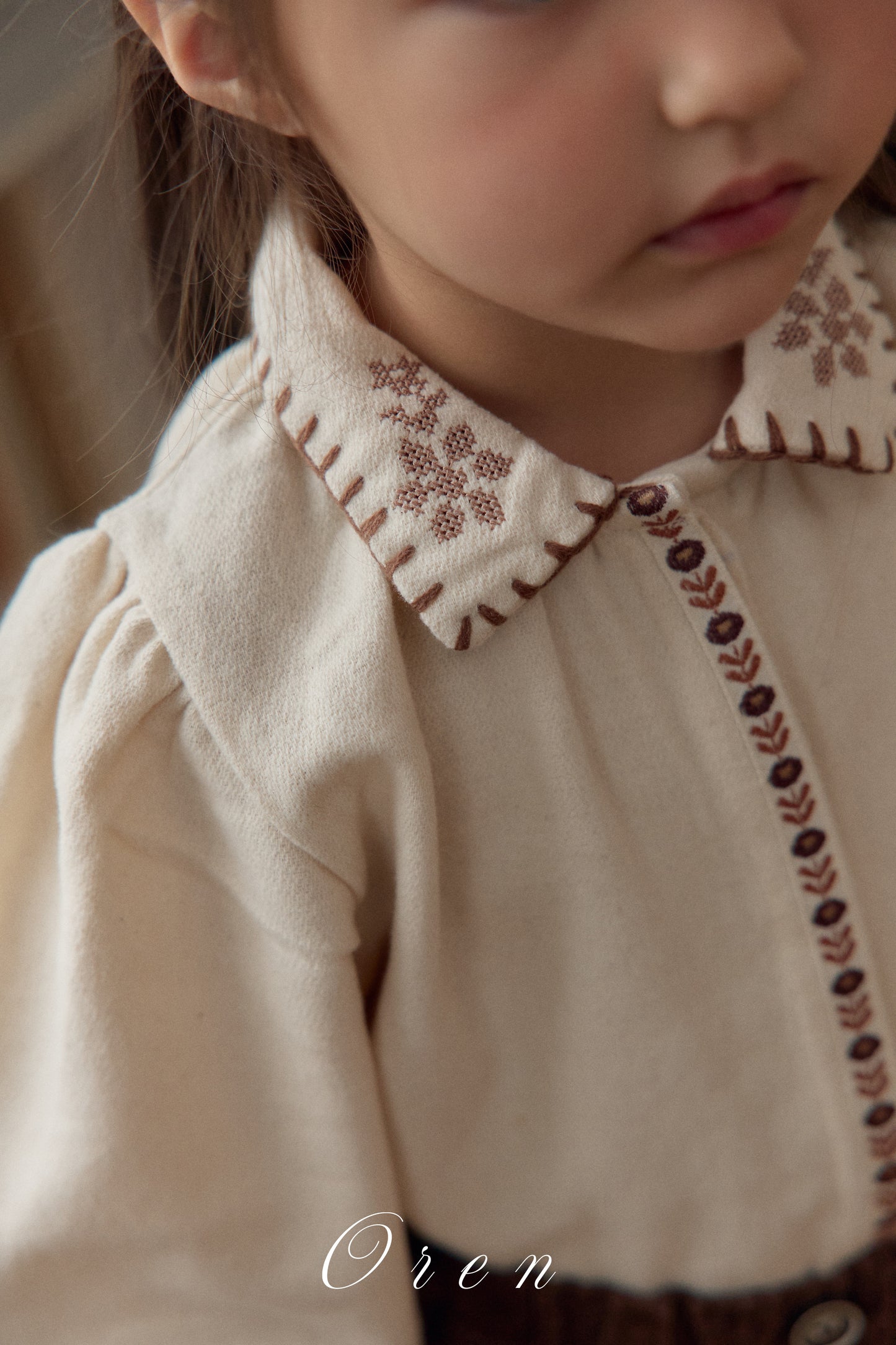 韓國童裝 25秋冬 | OR25411 Ash Melo Blouse