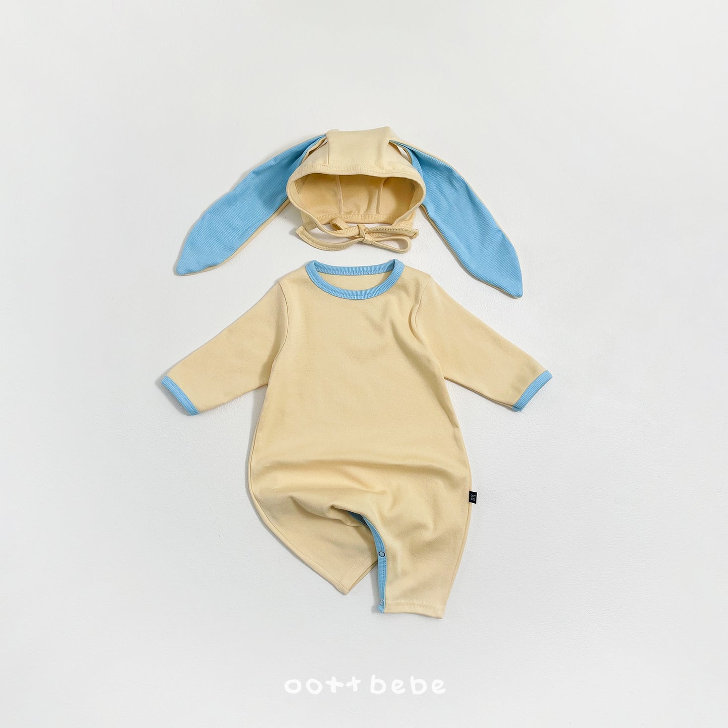 韓國童裝 26SS | OT03 Baby Soft Modal Bunny Suit Set (55-75cm)