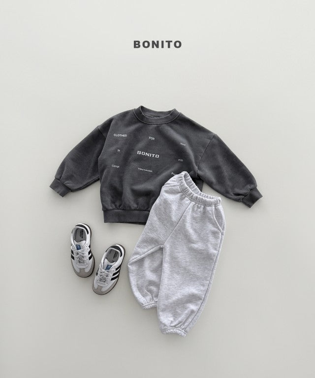 韓國童裝 26秋| BT38 Pigment Sweatshirt Adult 衛衣(成人) (Free (55~105))