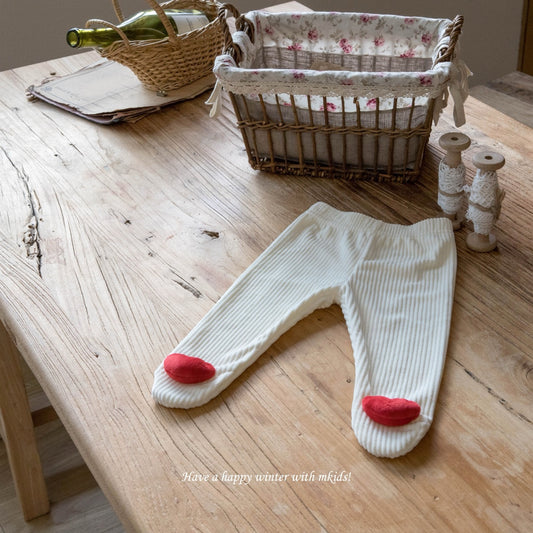 韓國童裝 25秋冬 | MD25405 Baby Leggings (heart/bear)