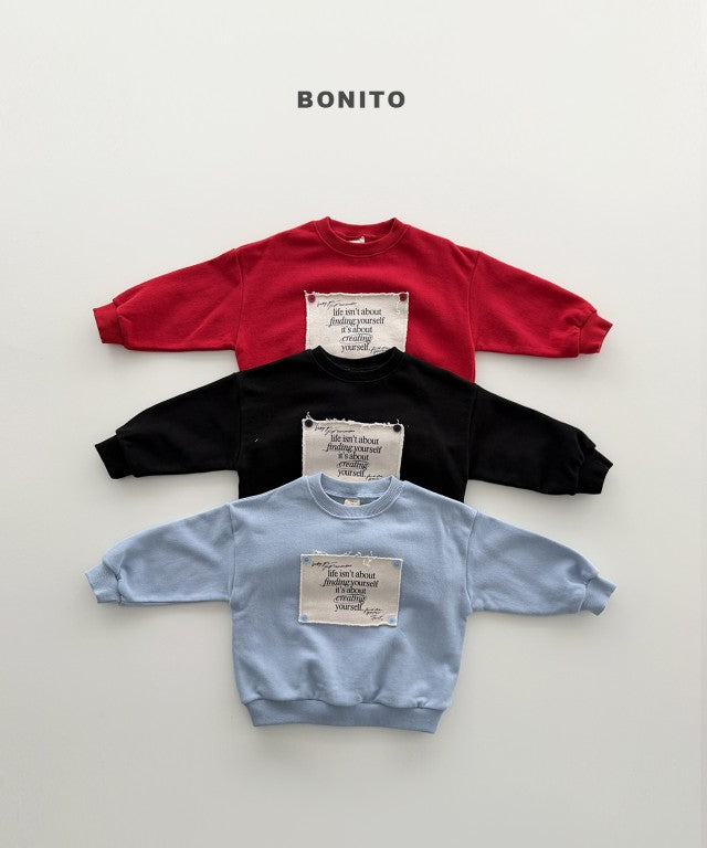 韓國童裝 26秋| BT33 Remember Button Sweatshirt 衛衣 (80-140)
