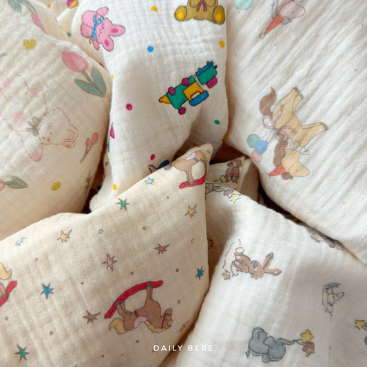 韓國童裝 26春 | DD35 春季印花褲 (75~140cm)